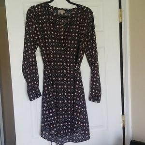Loft tie waist dress